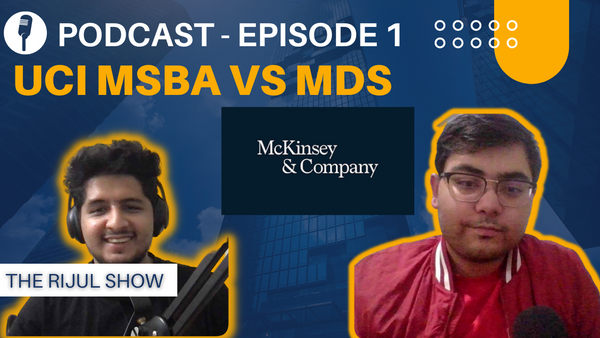 Episode 1 : UCI MSBA vs MDS